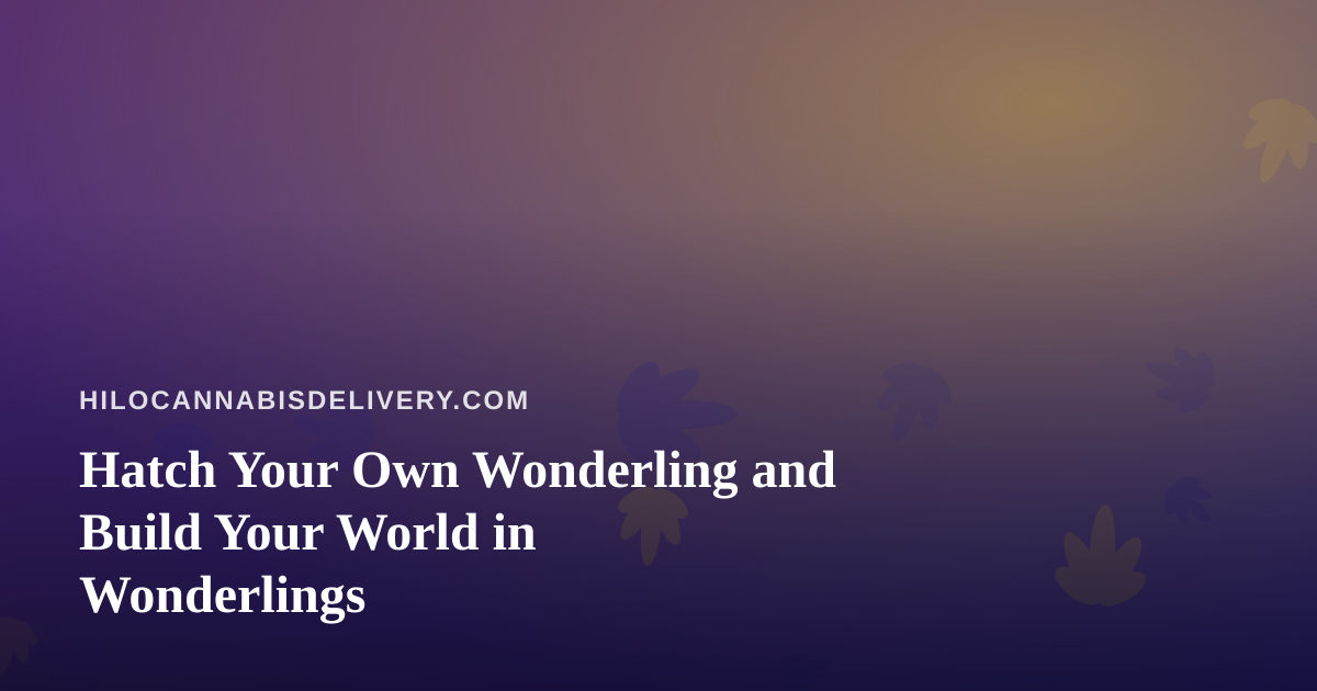 Hatch Your Own Wonderling and Build Your World in Wonderlings